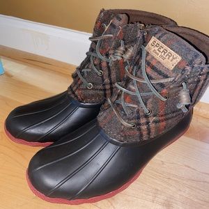Sperry Duck Boots - Wool Plaid